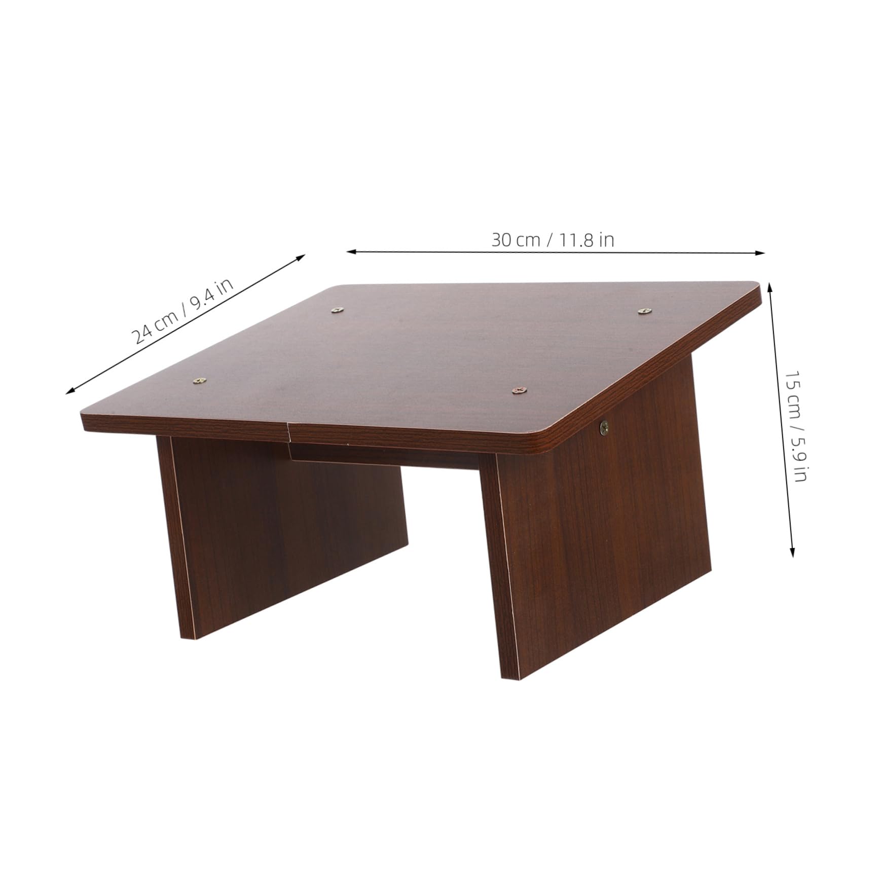 Poggiapiedi in Legno Inclinato per Scrivania e Sedia Ufficio | Portatile e Stabile, per Camera da Letto o Sessioni Gaming, Design Moderno Contemporaneo