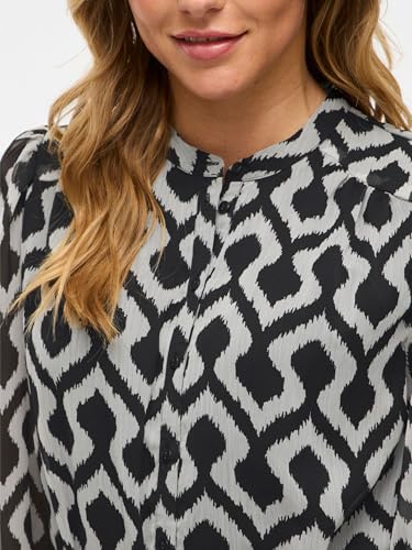 Robe Vila Vifalia L/S fluide taille 46 masquant les rondeurs