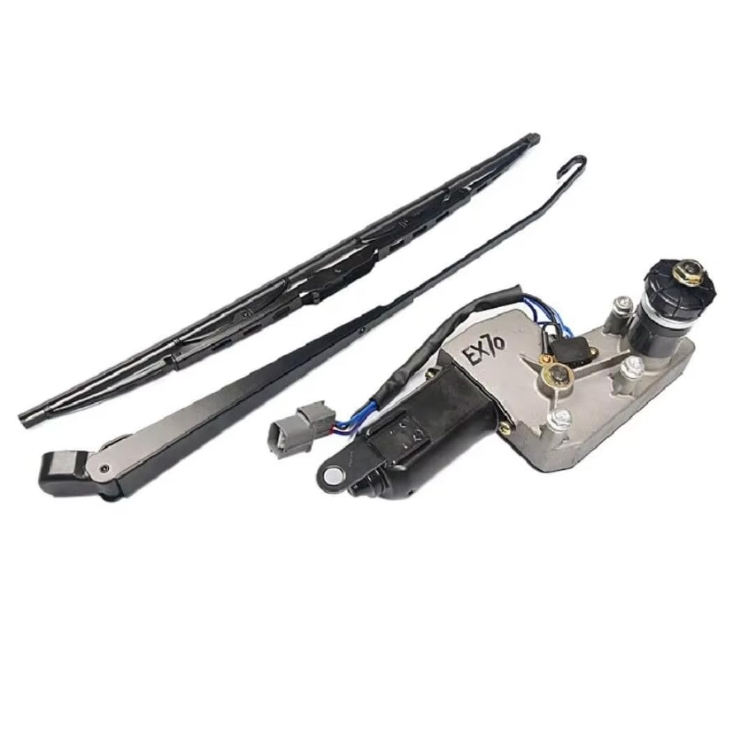 Compatible with Hitachi Ex70 Ex60 Wiper Motor Assembly Wiper Arm Set Wiper Bar Excavator Accessories Digger Digging Machinery Parts