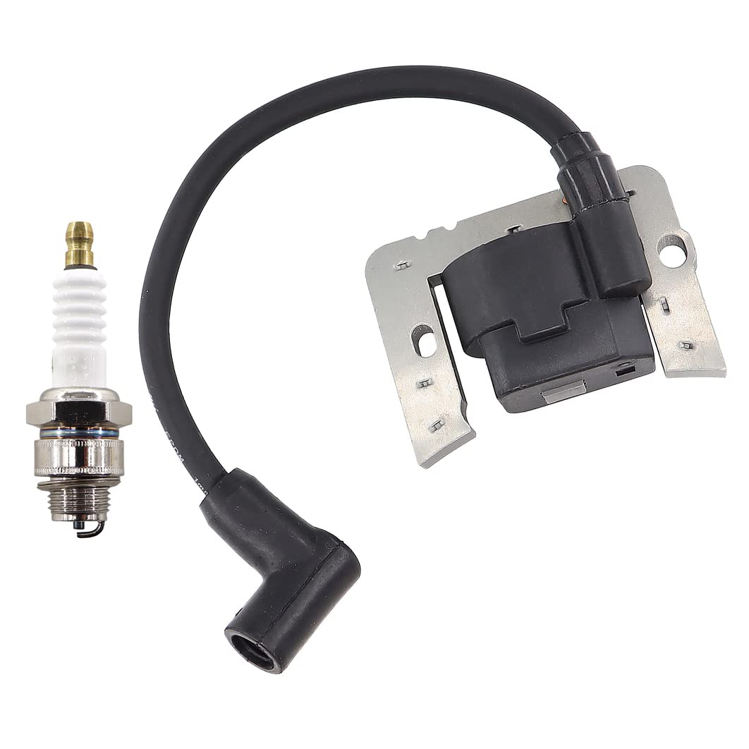 MCHNIC Ignition Coil Spark Plug for Tecumseh 36344A 37137, OHV110-180, OV358EA, OV490EA OHV180 OHV175 Lawn Mower Engine Parts
