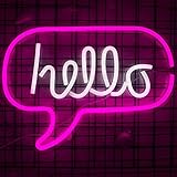 neon buchstaben einzeln kaufen Hallo Neonschilder ist großartig, um Ihr süßes Zuhause, Babyraum, Garten, Küche usw. zu wärmen. schönes Neonlicht-Zeichen als stilvolles Geschenk für Begrüßungstreffen, Geburtstagsfeier etc.