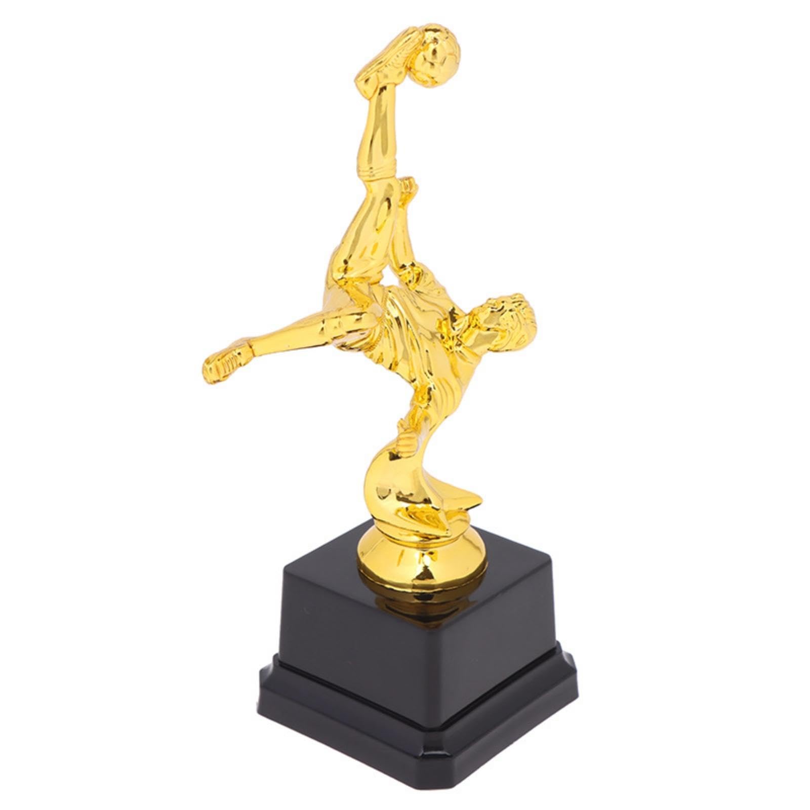 Mini Soccer Trophy Gold-Colored Trophy with Footballer Figurine Lightweight for Kids, Young Teams, Sports Ceremonies, Club Competitions, School Events-image-49