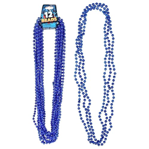 Rhode Island Novelty Blue Bead Necklace 1 Dozen