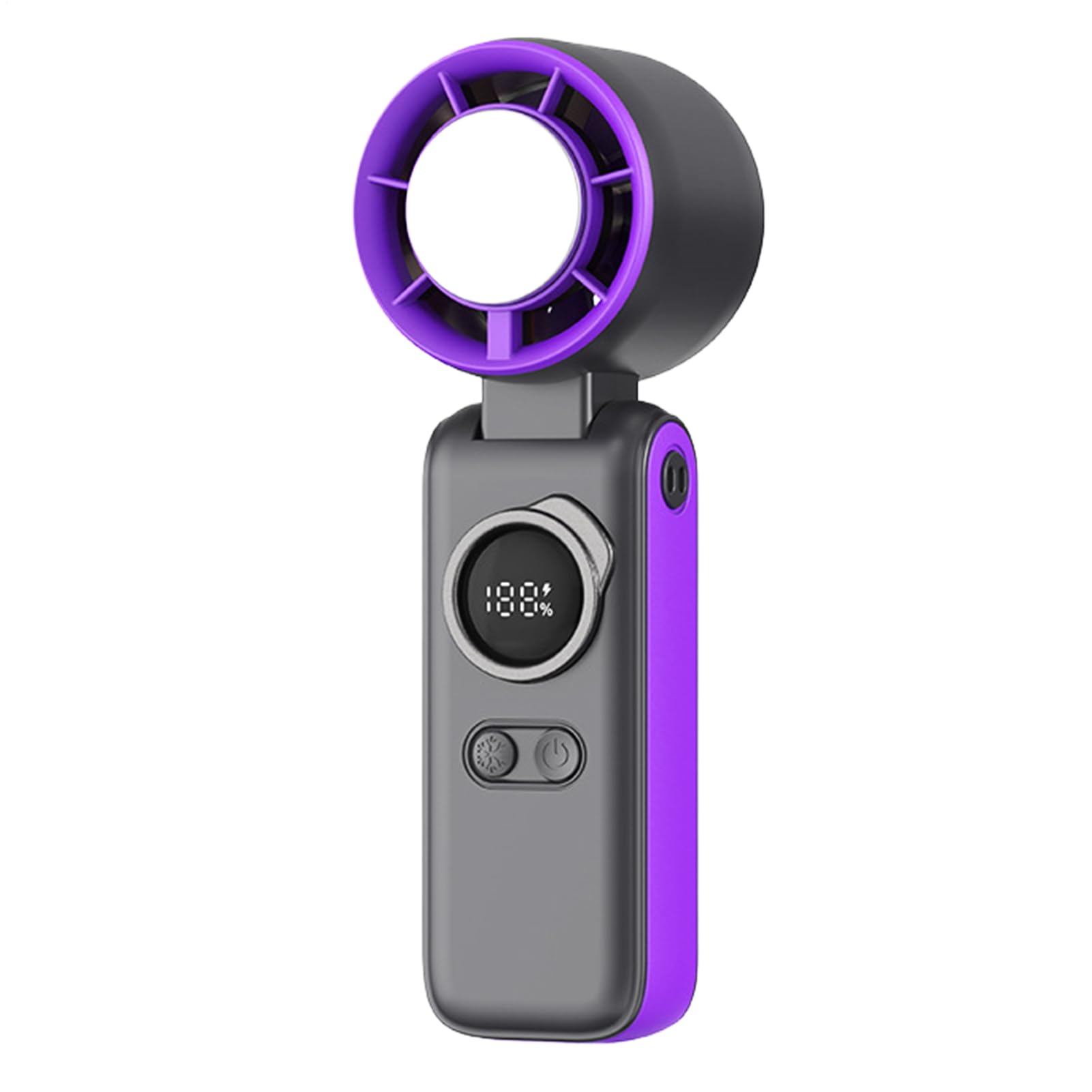 Petit ventilateur portable rechargeable 3600 mAh pour camping et randonnée