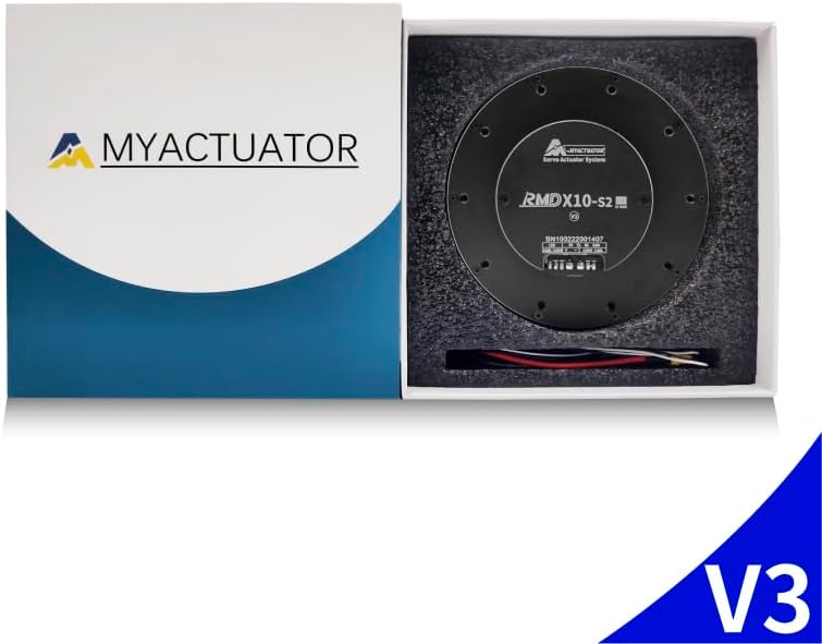 Miniatura 5 de MyActuator Sistema de servo actuador RMD-X10 S2 V3 135 sin escobillas DC Servo Motor Dual Encoder MCX500 Driver High Torque 50N.M 50RPM CAN para