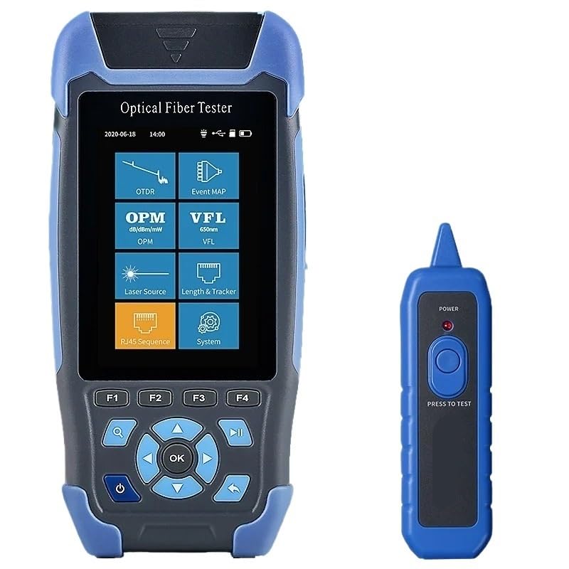 Reflectómetro con 9 funciones VFL OLS OPM Event Map RJ45 Ethernet Cable Tracker Tester(NK3200D(APC))