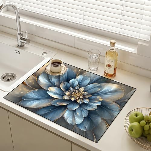 Image of Stove Guard Mat for Electric Stoves -Heat-Resistant Protector, Non-Slip Kitchen Counter Mat Stylish Kitchen Decor (J405)