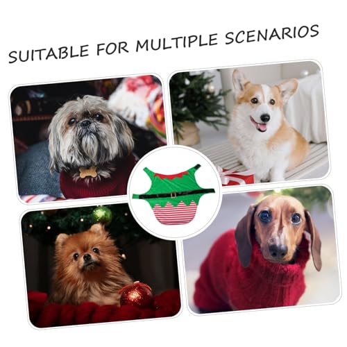 Disfraz para perro Alasum de felpa verde XXL miniatura 5