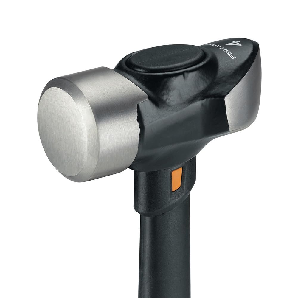 Fiskars Fäustel IsoCore L für den Einsatz bei Präzisionsabbrucharbeiten, Länge: 36 cm, Gewicht: 2,18 kg, Schwarz/Orange, 1020218
