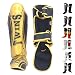 Twins Special Shin Guard Protector Fancy FSG Color Black White Gold Silver Size S M L for Protection in Muay Thai, Boxing, Kickboxing, MMA