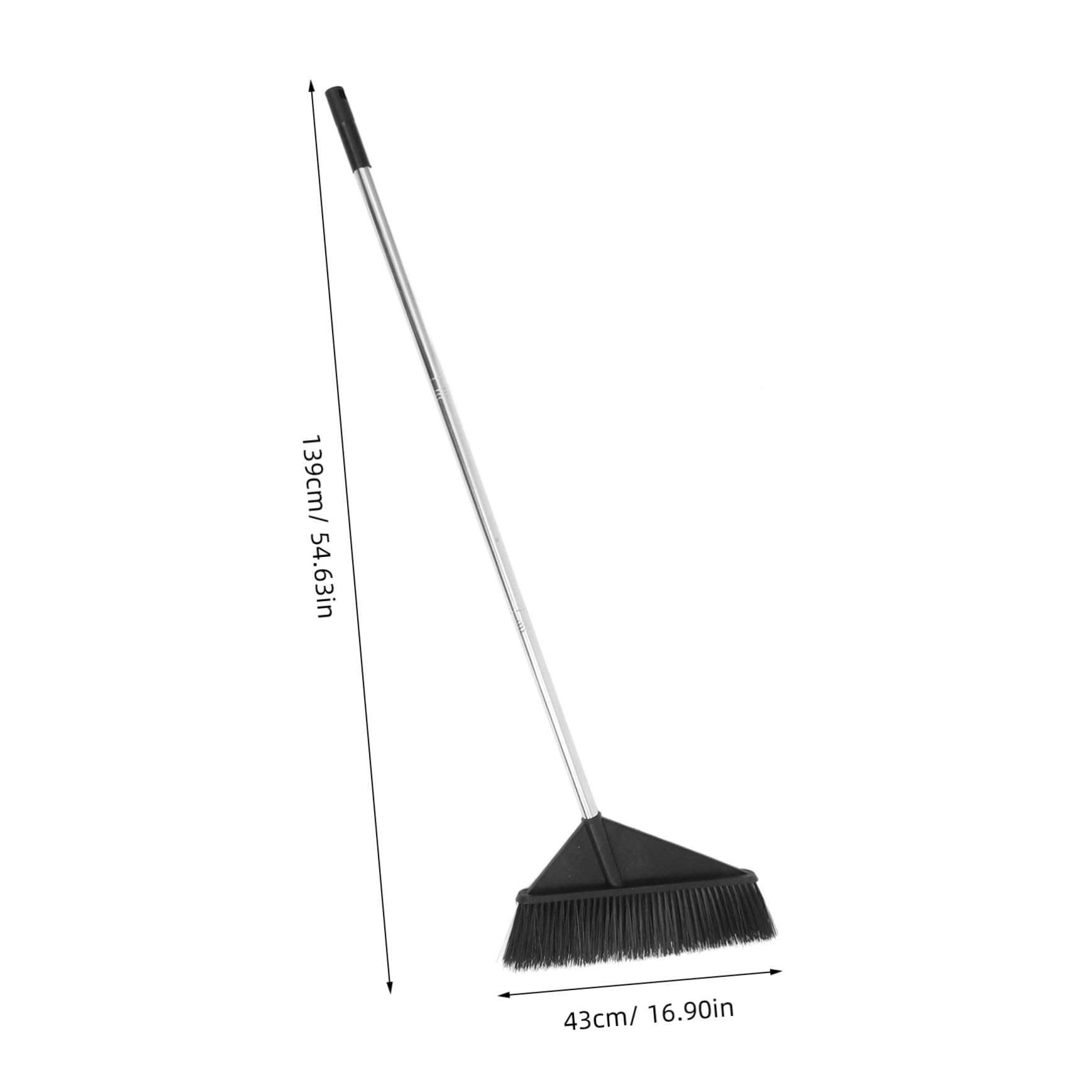 Healeved Stable Bristle Office Broom Large Sweeper Broom for Home Yard Warehouse and Concrete Floors
