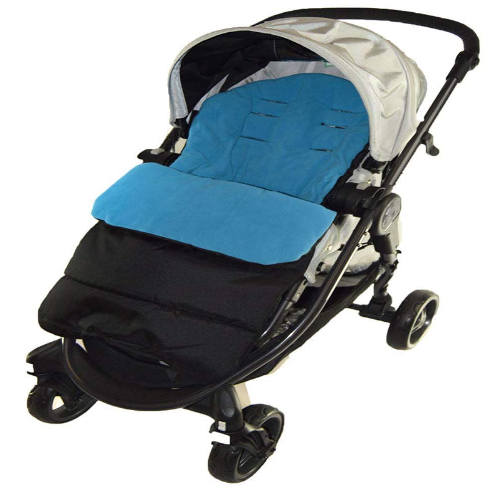 Fleece Lined Snuggly Cosy Toes Pushchair Footmuff,Baby Sleeping Bag Footmuff,Baby Stroller Cosy Toes Liner Padded,Windproof Warm Thick Cotton Pad - Image 2