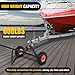 Nilight Boat Trailer Dolly Solid Steel Heavy Duty 600 Pound Capacity with 10