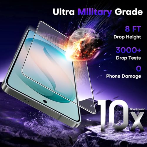 Image of Czartech Tempered Glass for Samsung Galaxy S26 | Edge to Edge Full Coverage Screen Protector | HD Clear Display | Smooth Touch Response | 9H Scratch Resistant Protective Glass