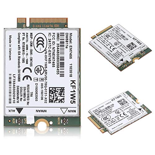 Replacement 4G Module Card for Dell DW5811e for QualcommEM7455 4G WWAN Card LTE NGFF Card Module Wireless