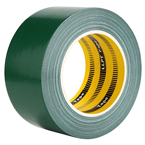 LLPT Duct Tape Premium Grade 2.36 Inches x 108 Feet x 11 Mil Easy Tear Residue Free Strong Waterproof Adhesive Color Dark Green (DT255)
