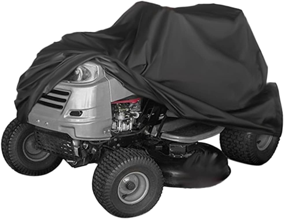 Riding Lawn Mower Cover Outdoor Covers for Generator Grass Machine Sun Uv Rain Wind Protection Polyester Black s
