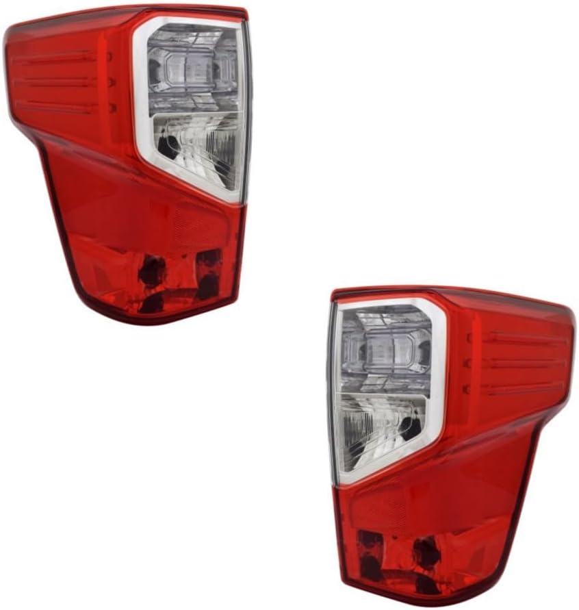 For Nissan Titan XD 2016 2017 2018 2019 Tail Light Passenger Side | LED | Regular | Extended Cab | Crew Cab | Replacement For NI2801212 | 26550-EZ23C