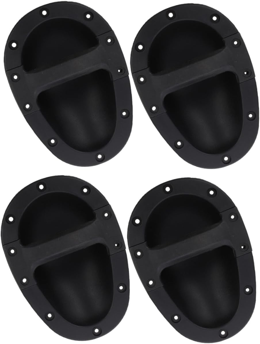 Gadpiparty 8pcs Speaker Side Handle for Easy Installation Smooth Design for Speaker Cabinets and Lightweight Modern Style for Home Use