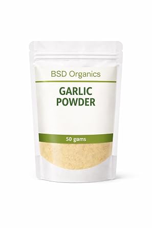 BSD Organics Spice Powder of Garlic lahasun paudar Poondu 50 Gram / 1.7 Ounce