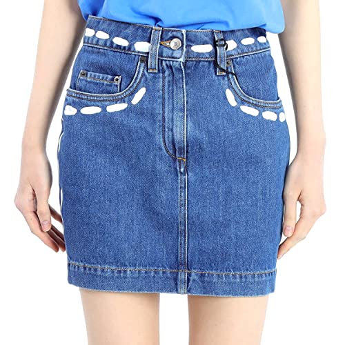 Moschino Ladies Cotton Denim Mini Skirt, Brand Size 36 (US Size 2) Blue