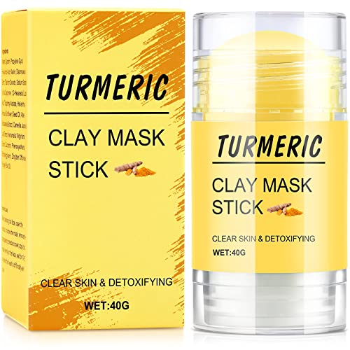 BOOSCA Turmeric Facial Cleansing Mask Stick Moisturizing Face Clean Clay Deep Cleanse Mask for All Skin Types