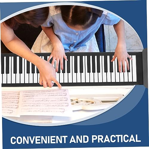 VICASKY 61 Rouleau De Piano Clavier Piano Électrique Piano Pour Enfants Piano Numérique Synthétiseur Midi Piano Pour Débutant Piano Électronique Portatif Black Gel De Silice - Les Beatles, Paul McCartney, John Lennon, RIngo Starr, George Harrison VICASKY 61 Rouleau De Piano Clavier Piano Électrique Piano Pour Enfants Piano Numérique Synthétiseur Midi Piano Pour Débutant Piano Électronique Portatif Black Gel De Silice – Image 4