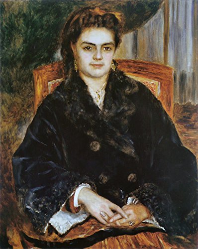 Affiche Renoir Madame Edouard Bernier cadre noir qualité musée matte