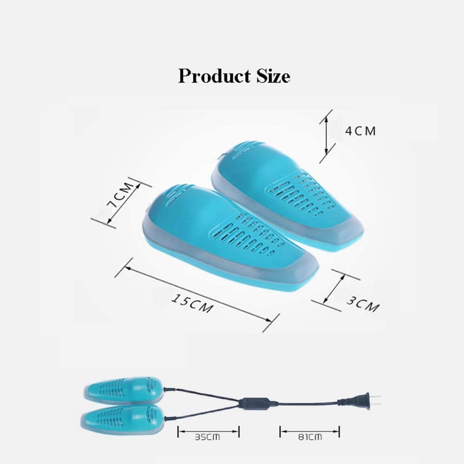 Sèche-Chaussures/sèche-Chaussures déshumidificateur de Chaussures élimine l'humidité, pour Chaussures de Ski, de vélo, de Golf et de Moto, Bleu (Bleu) (Rose)