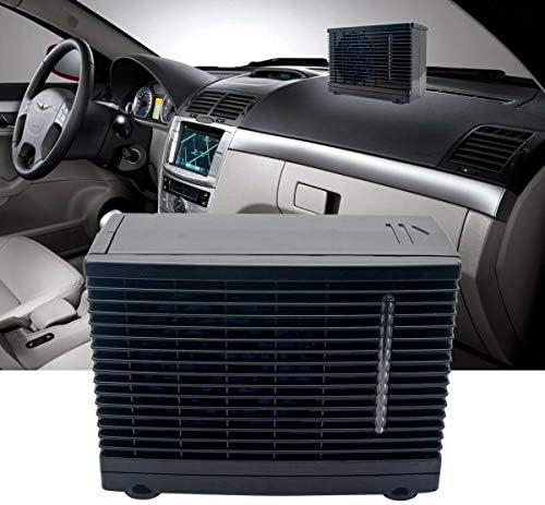 MASO 12V Mini Air Conditioner Home Car Cooler Cooling Water Evaporative Fan whith Evaporative Portable