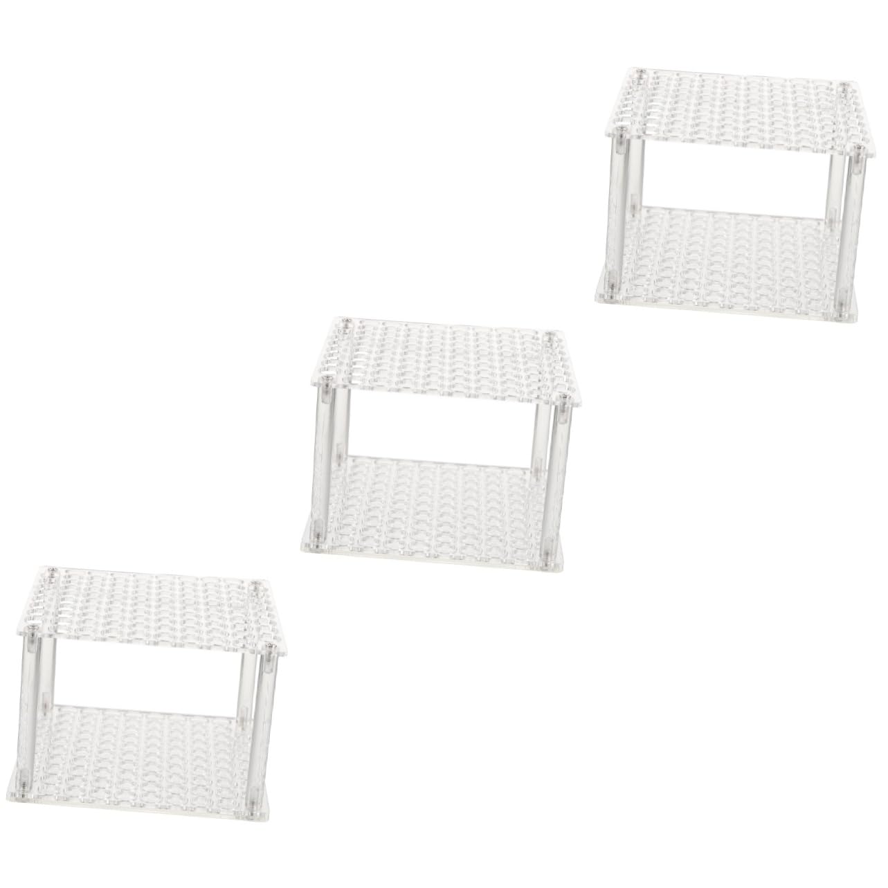 Lurrose Lot De 3 Porte-stylos À Bille En Acrylique Organiseur De Bureau