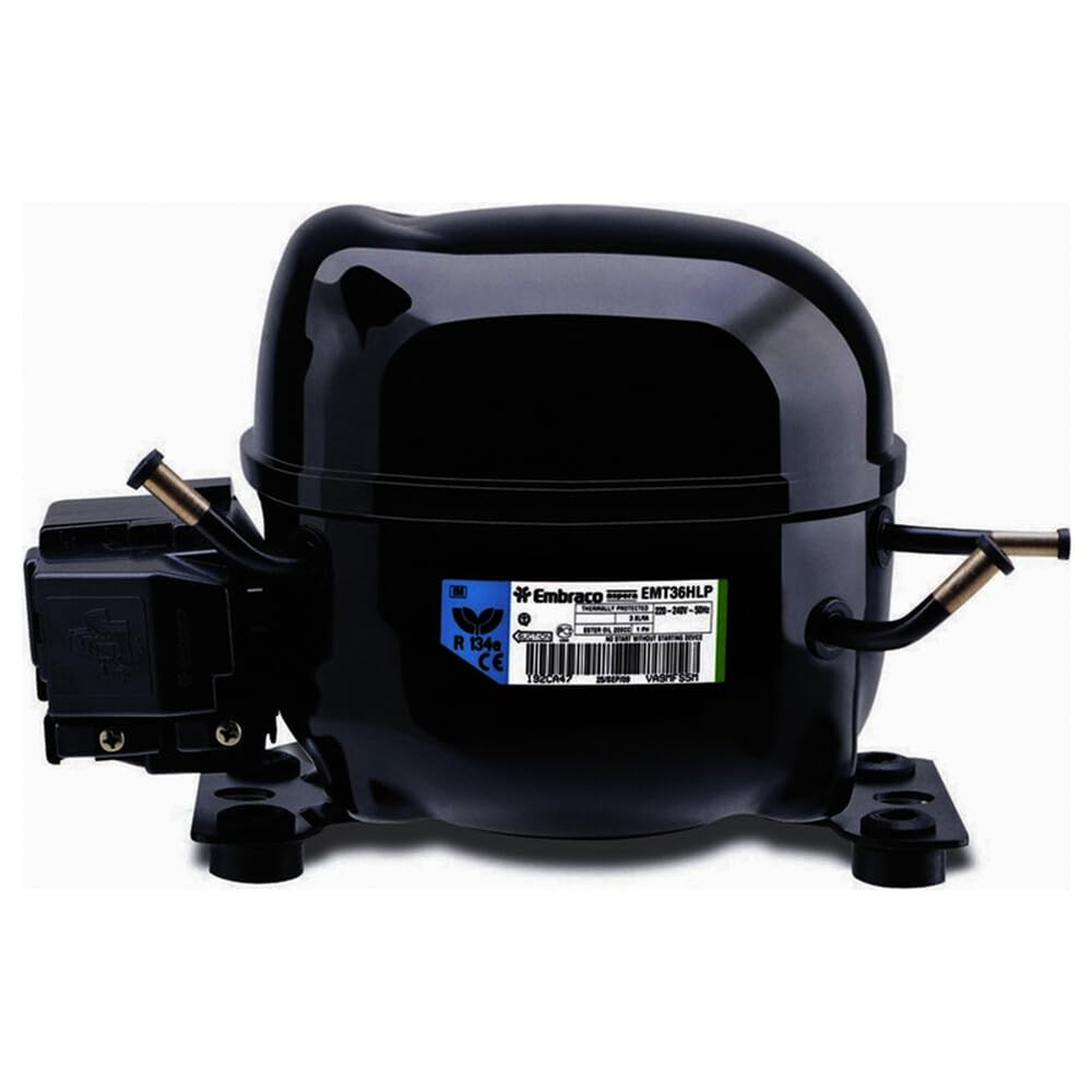 REPORSHOP - Embraco Nb/Emt6144Gk R404A R507A R452A 220V 1/5Cv Haute Température 3,97 Cm3 Compresseur