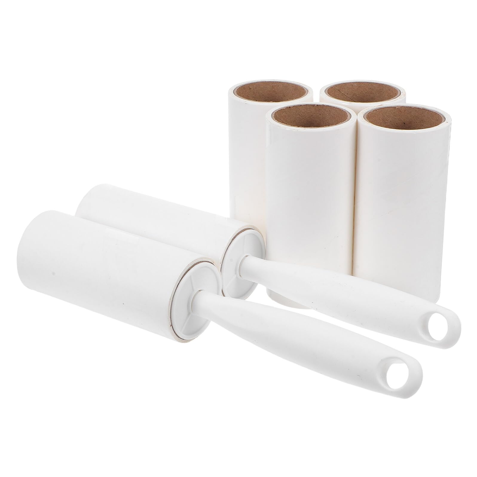 LOLIPPYY ペットの毛掃除ローラー 粘着力強化 手動糸くず取り 衣類 家具 カーペット用 携帯便利な旅行用糸くずクリーナー 8個セット