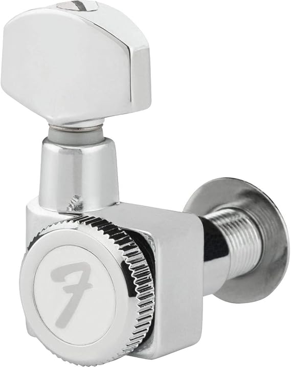 Fender Deluxe Locking All Short Post Guitar Tuners, Chrome