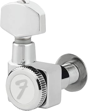 Fender Deluxe Locking All Short Post Guitar Tuners, Chrome