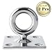 Alise SUS 304 Stainless Steel Ceiling Hooks Hammock Swing Hook Hanger Heavy Duty Eyebolt Hanging Kit,DD800-2P 2 Pack