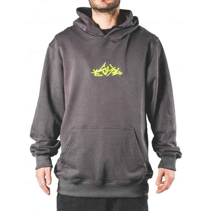 Felpa Cappuccio Baggy Deejay Fluo Skate Hip Hop