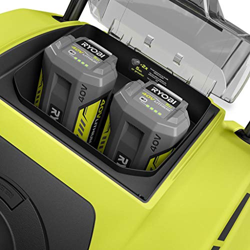 RYOBI RY40860 21 in. 40-Volt Brushless Cordless Electric Snow Blower with Two 5.0 Ah Batteries and Charger Included - Thumbnail 3