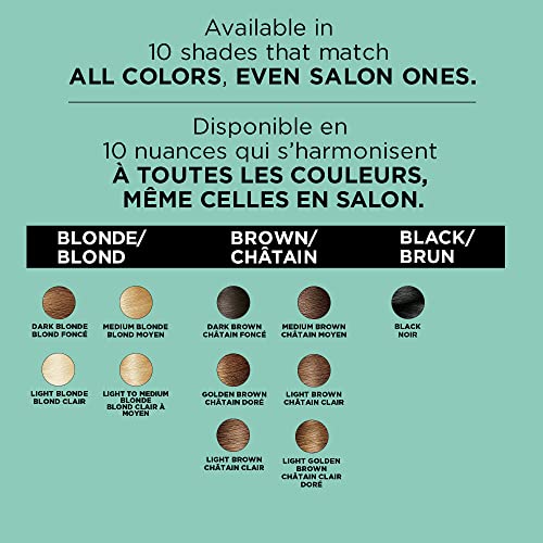 Image of L'Oreal Paris Hair Color Root Cover Up Temporary Gray Concealer Spray Light Brown (Pack of 2) (Packaging May Vary)