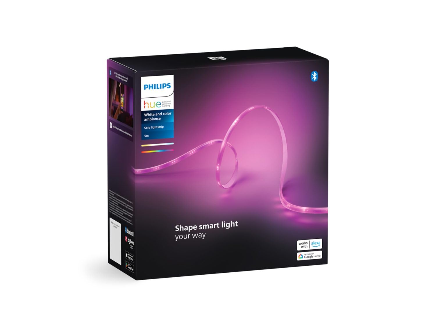 Philips Hue Indoor 5-Meter Smart LED Solo Lightstrip Base Kit