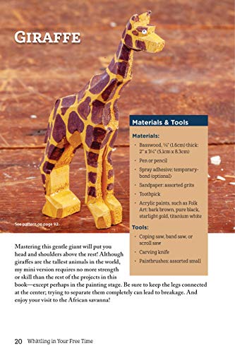 Whittling in Your Free Time: 16 Quick & Easy Projects to Carve in Wood