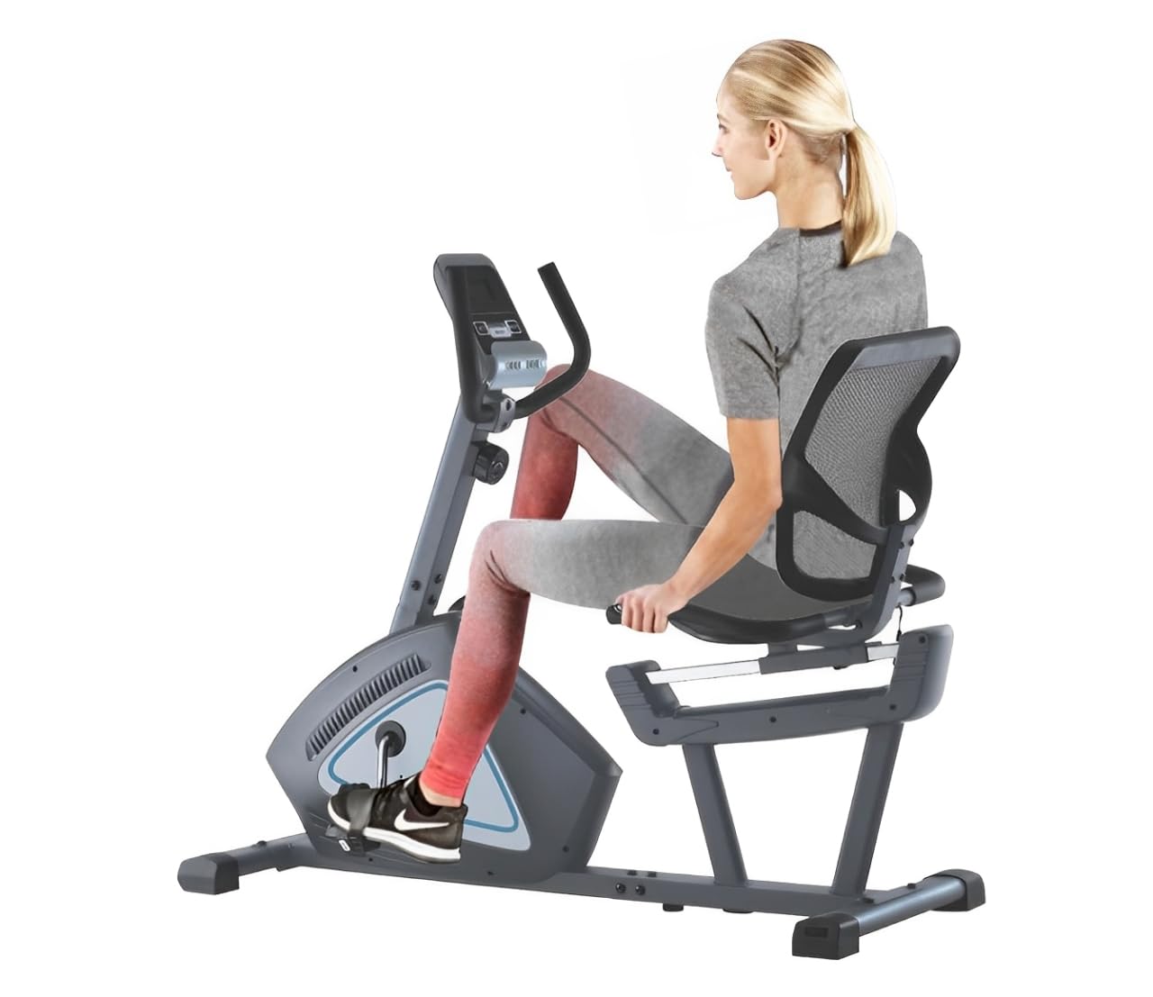 ALCOACH Recumbent Exercise Bike for Adults Seniors - Indoor Magnetic Cycling Fitness Equipment for Home Workout