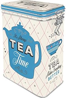 Nostalgic-Art Home & Country Gift Idea for Tea Lovers, Metal, Colourful, 7,5 x 11 x 17,5