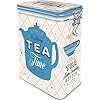 Nostalgic-Art 31109 Retro Teedose Home & Country – Tea – Geschenk-Idee für Tee-Liebhaber, Blech-Dose mit Aromadeckel…