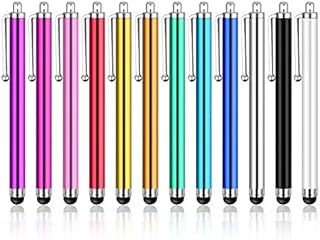SuiYou Stylus Pen, 12 Pack Universal Capacitive Touch Screen Pens Compatible with Apple iPhone iPad Tablet Kindle Samsung Galaxy Note and All Capacitive Screens Devices - 12 Colors