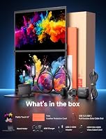 JSAUX FlipGo 16" Touchscreen Dual Laptop Screen Extender, 2.5K Triple Monitor Display Erweiterung, Laptop Touch Bildschirm Erweiterung für Windows, EIN-Kabel-Verbindung/Magnetisches Design/Hub Inside – Ansicht 9