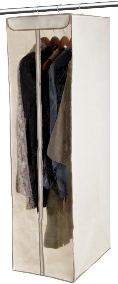 Pro-Mart DAZZ Hanging Dress Wardrobe with Cedar, Natural Canvas