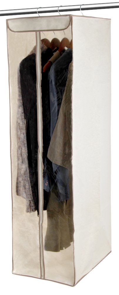 Pro-Mart DAZZ Hanging Dress Wardrobe with Cedar, Natural Canvas