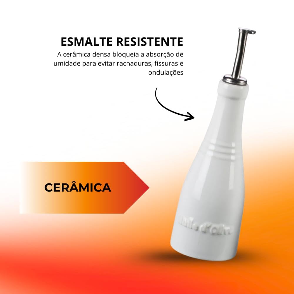 Le Creuset Kit Óleo E Vinagre White | Amazon.com.br