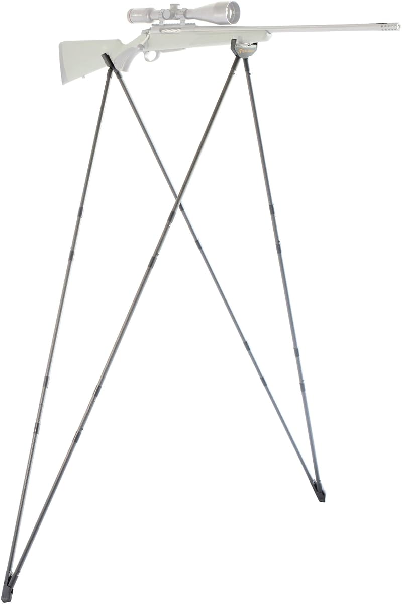 4 Stable Sticks® Ultimate Shooting Sticks: livianos, estabilidad extrema para cazar y disparar, plegables y transportables, bípode de 4 puntos, safari, caza